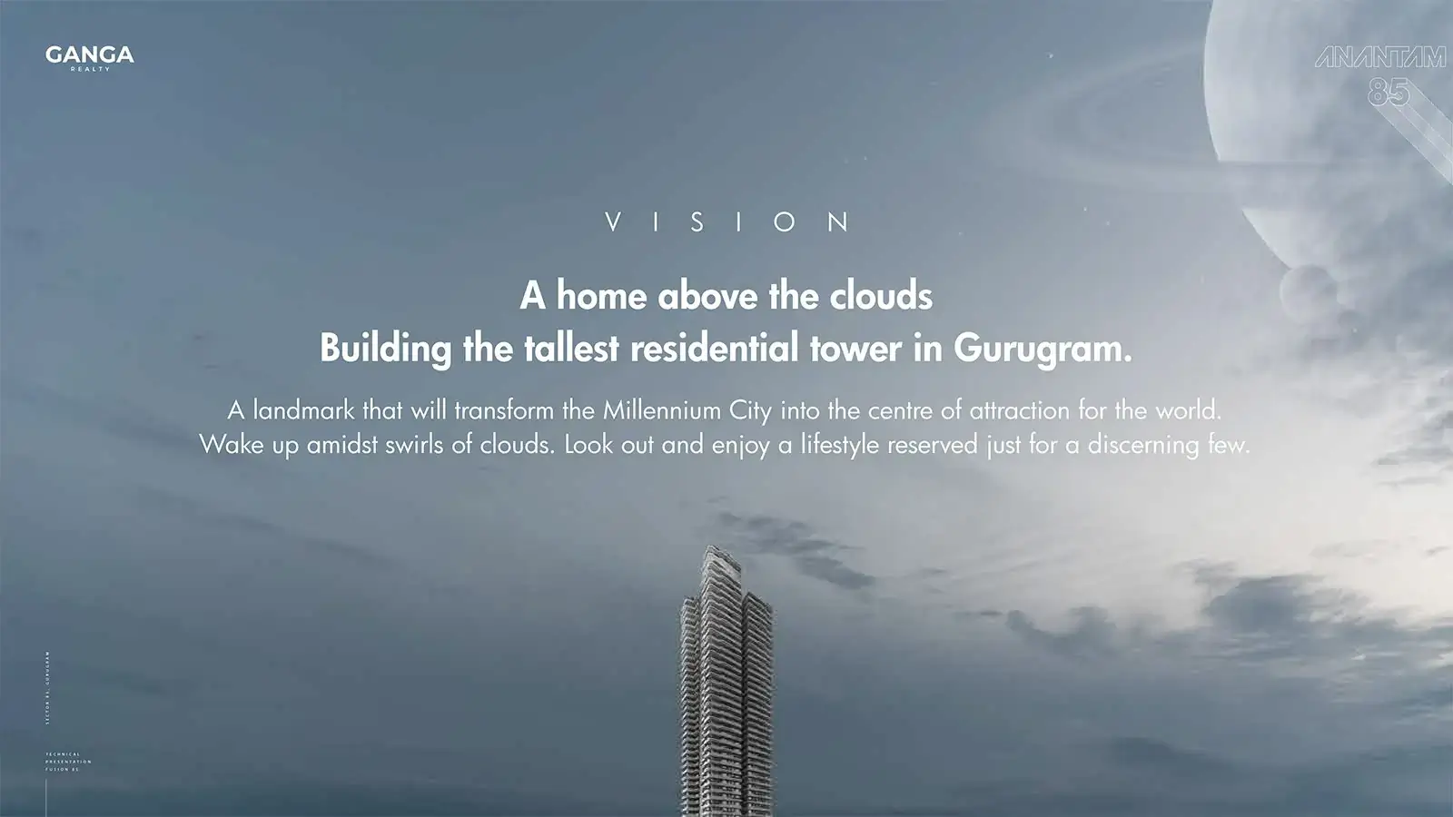 ganga realty anantam sector 85 picture gallery